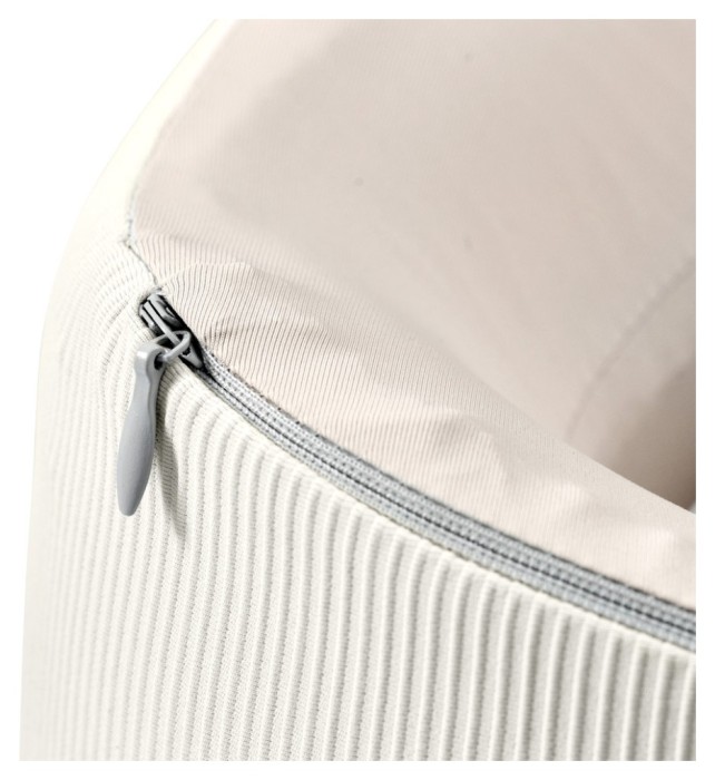 Подушка бавовняна для шиї, з пам'яттю Naturehike CNK2450WS019, сіра, укр, укр