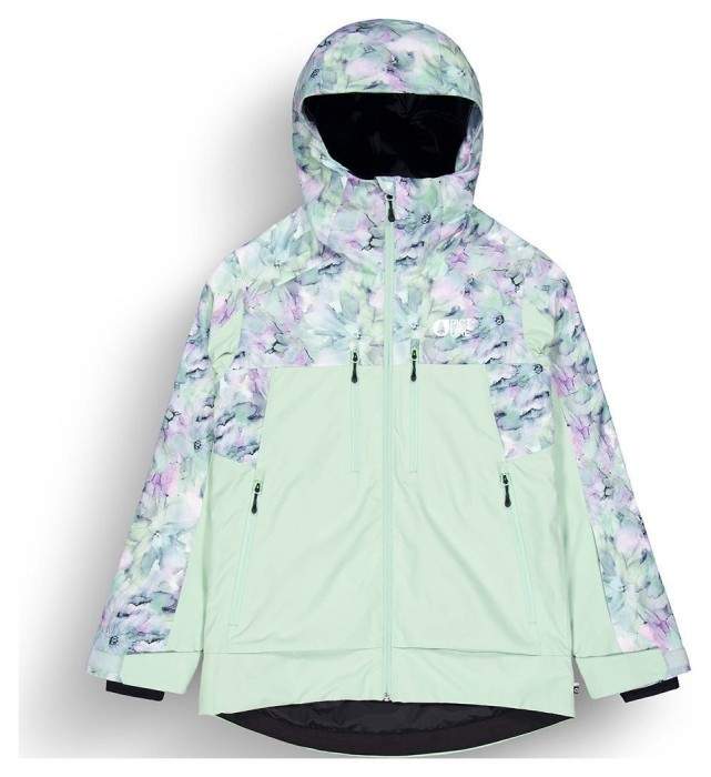 Picture Organic куртка лыжная Exa W 2025 blurry water print-silt green M