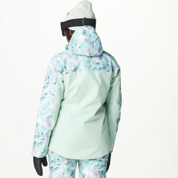 Picture Organic куртка лыжная Exa W 2025 blurry water print-silt green M