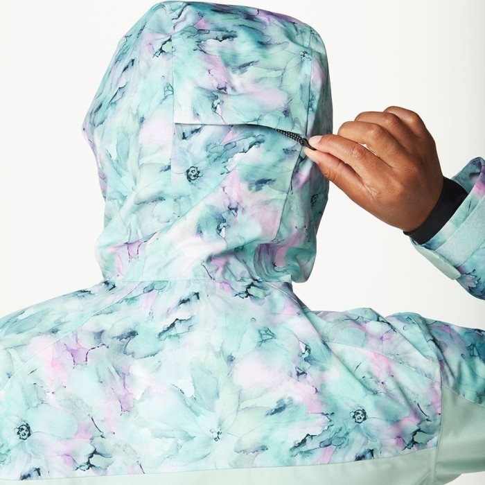 Picture Organic куртка лижна Exa W 2025 blurry water print-silt green M, укр, укр