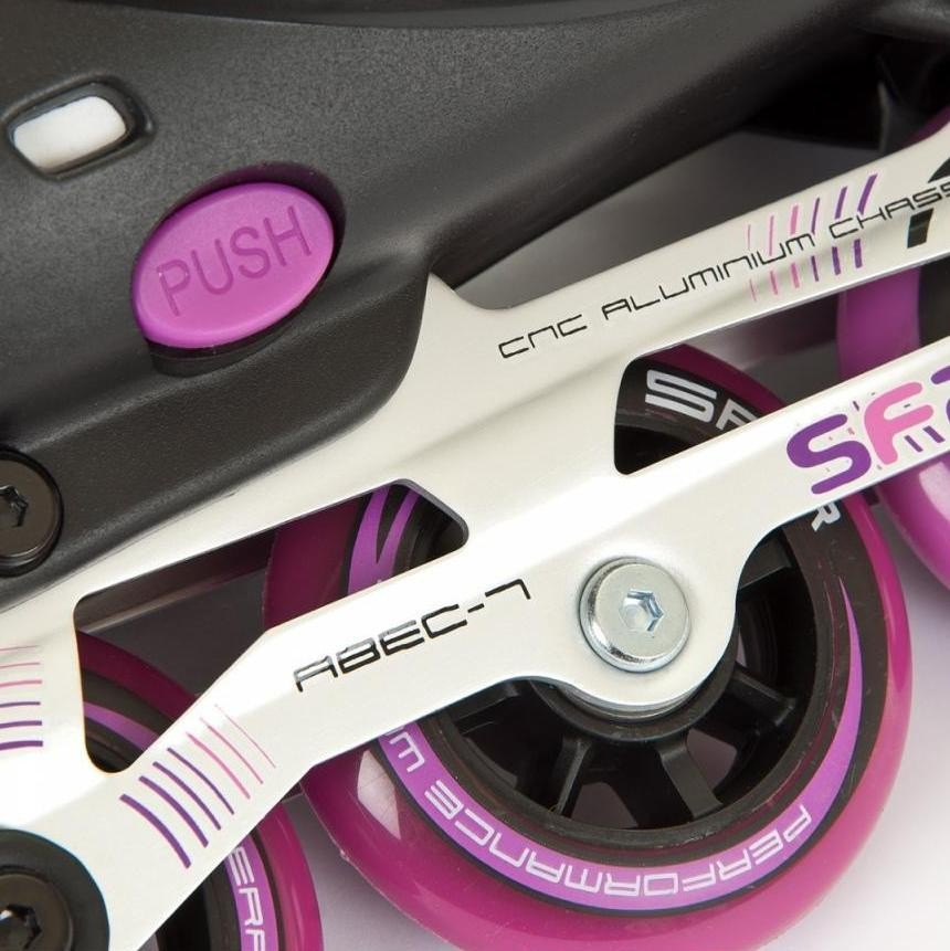 Роликові ковзани SFR RX - XT Adjustable 32-35,5 Black Pink, укр, укр