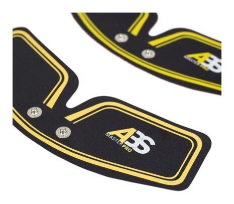 Електростимулятор м’язів живота HMS ABS Master Pro – чорно-жовтий