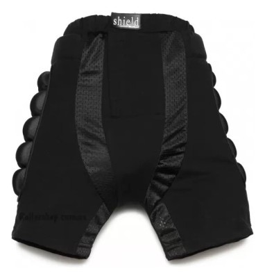 Шорты защитные Крэшпад для роликов Roller черный