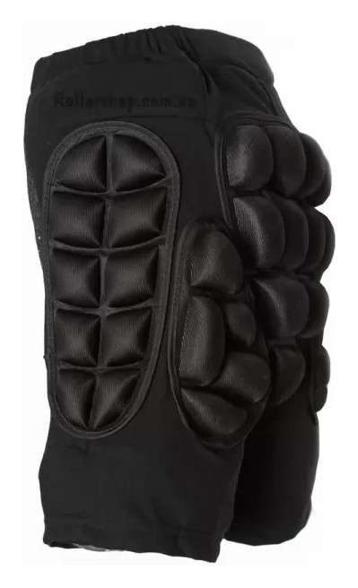 Шорты защитные Крэшпад для роликов Roller черный