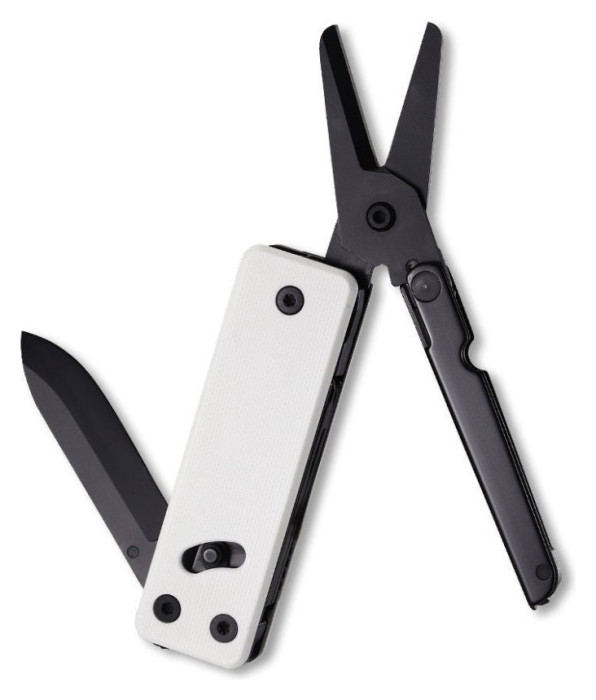 Міні мультитул Roxon KS2E Noir, чорне лезо, білий