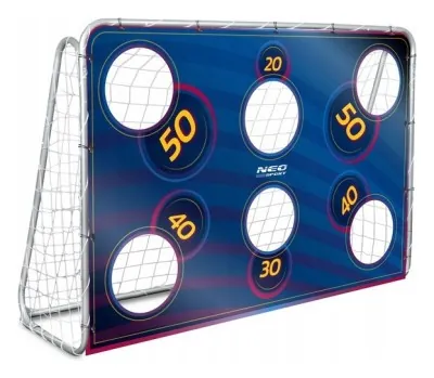 Мішень для футбольних воріт Neo-Sport NS-1474 180 х 120 см, синя