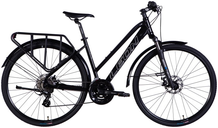 Велосипед AL 28" Leon TG 80 WOMAN DD CS рама-18" черный 2025