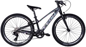 Велосипед AL 24" Leon JUNIOR Vbr CS рама-12" черный 2025