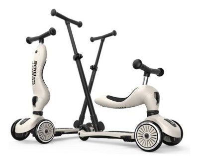 Самокат Scoot and Ride серії Highwaykick-1 Push and Go світло-сірий, до 5років