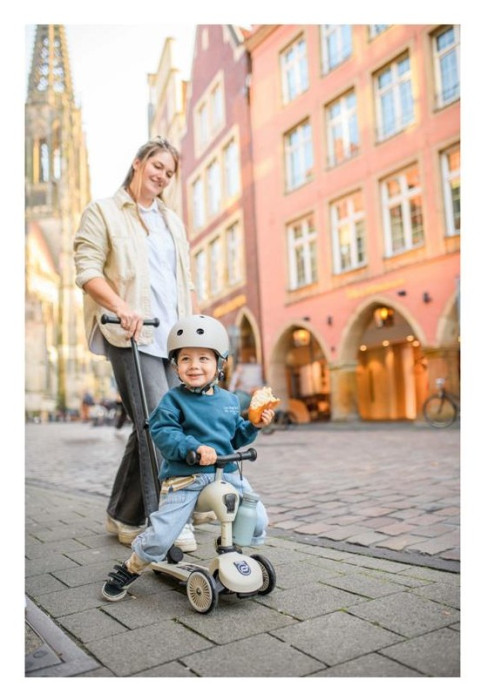 Самокат Scoot and Ride серії Highwaykick-1 Push and Go світло-сірий, до 5років, укр, укр