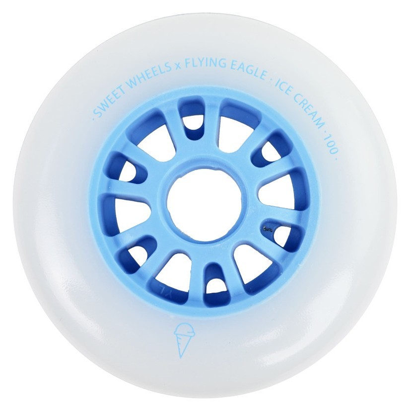 Колеса для роликів Flying Eagle Ice Cream 85A 3 шт сині, укр, укр