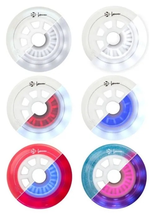 Колеса світяшки FR Skates Luminous Duo 110мм 85А 6-Pack