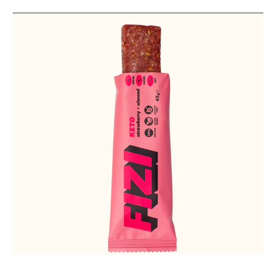 KETO Protein Bar - 10x45g Strawberry + Almond