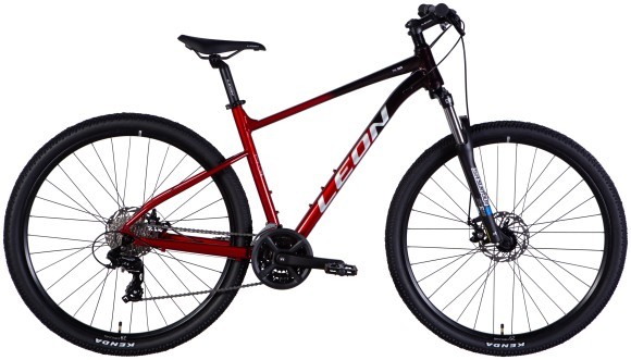 Велосипед AL 29" Leon TN 105 DD CS рама-19" черный с красным 2025