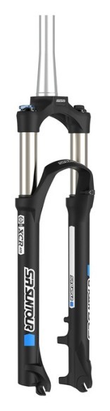 Виделка 27.5" 1,5-1,1/8" AM з лок. disc шток-272мм хід-100мм SUNTOUR XCR32-LO (чорний (м)), укр