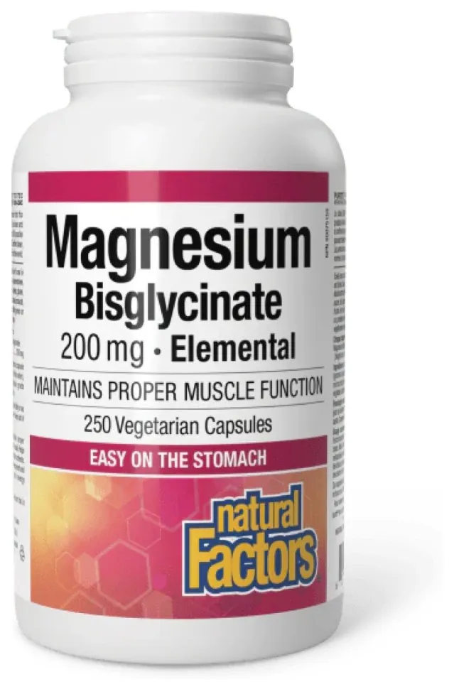 Magnesium Bisglycinate Pure 200 mg - 250 caps (DSN_2023-10-6558)