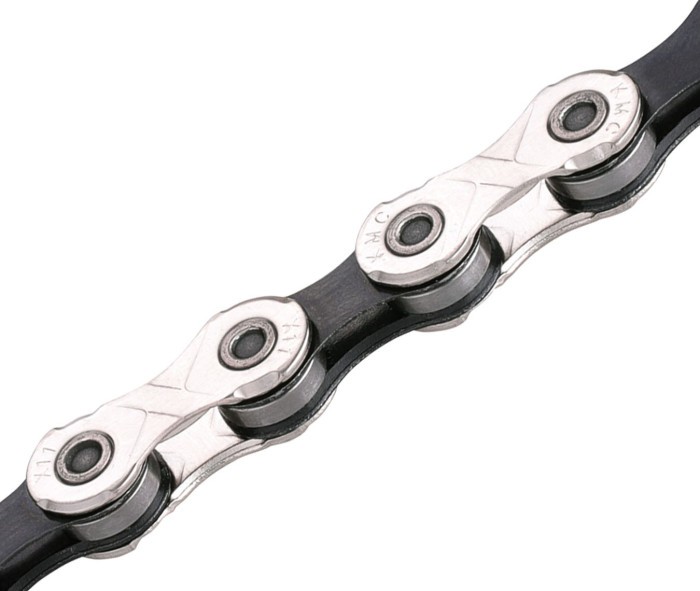 Цепь инд. 114 зв. 1/2x11/128 KMC X11-1 NPBK silver/black