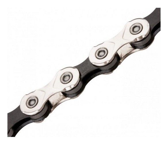 Цепь инд. 114 зв. 1/2x11/128 KMC X11-1 NPBK silver/black