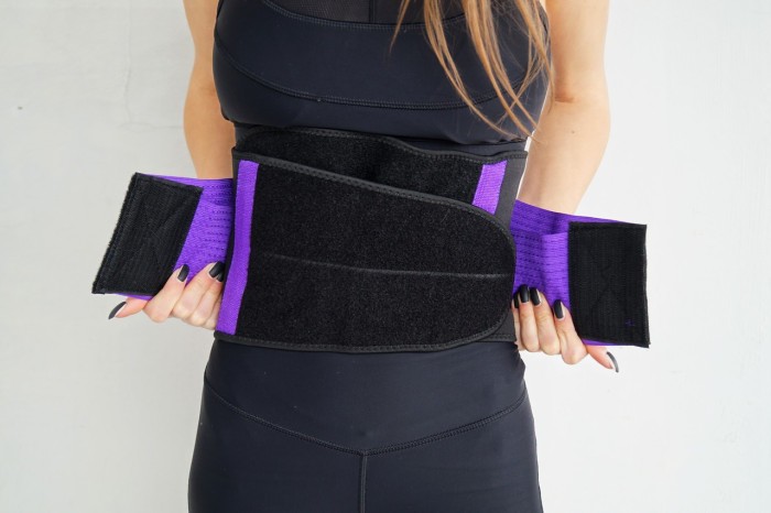 Пояс-корсет для підтримки спини Power System PS-6031 Waist Shaper Purple S/M