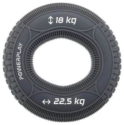 Эспандер кистевой силиконовый PowerPlay PP-4330 Hand Grip Loops Medium 18-22,5кг. Серый