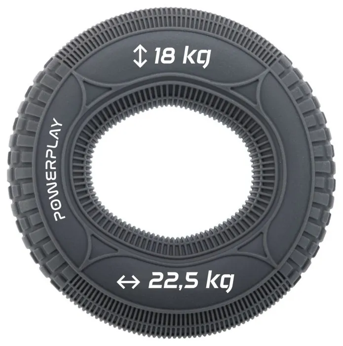 Эспандер кистевой силиконовый PowerPlay PP-4330 Hand Grip Loops Medium 18-22,5кг. Серый