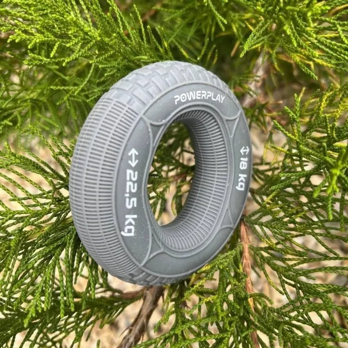 Эспандер кистевой силиконовый PowerPlay PP-4330 Hand Grip Loops Medium 18-22,5кг. Серый