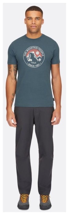 Футболка чоловіча Rab Stance Alpine Peak, Orion Blue