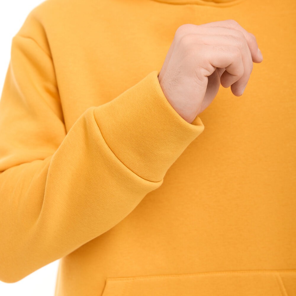 Теплые мужские худые на флисе с капюшоном молочное Pobedov 008 ЗИМА