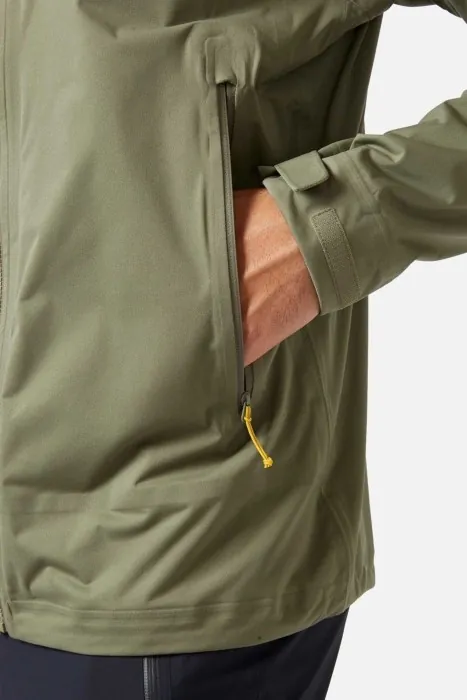 Мембранна куртка чоловіча Rab Kinetic 2.0 Jacket, Light Khaki