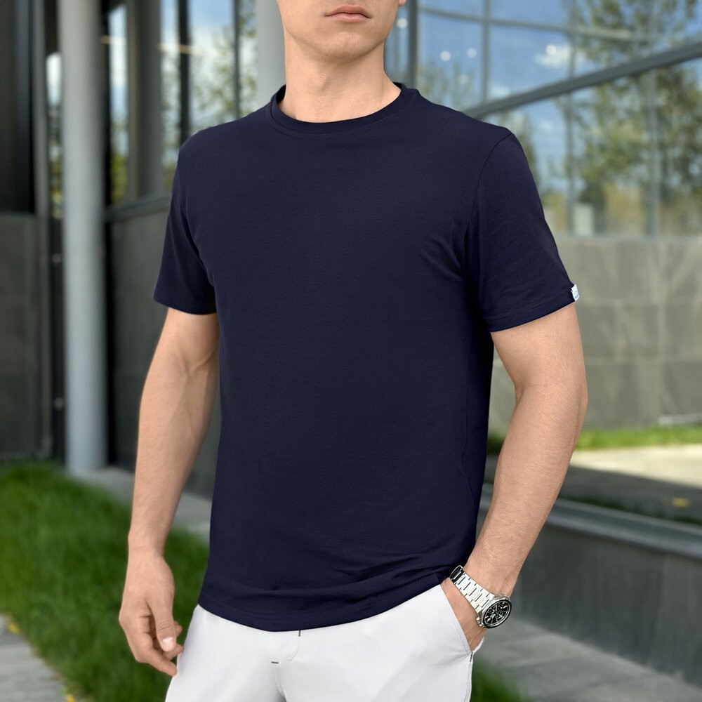 Чоловіча футболка темно-синя Pobedov Peremoga, укр, укр