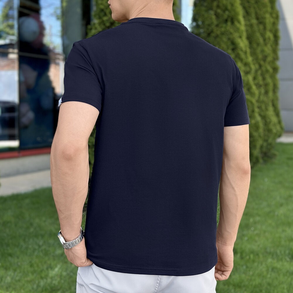 Чоловіча футболка темно-синя Pobedov Peremoga, укр, укр