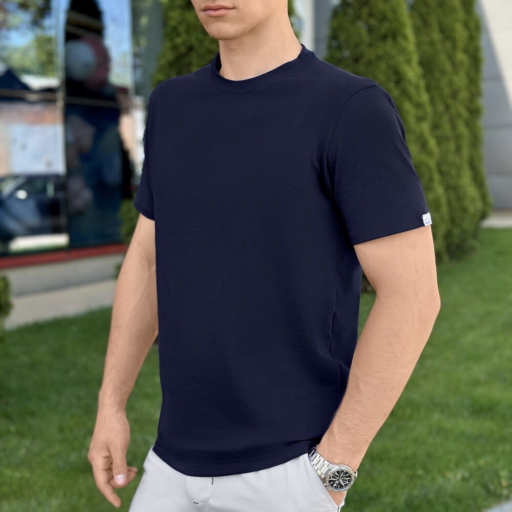 Чоловіча футболка темно-синя Pobedov Peremoga, укр, укр