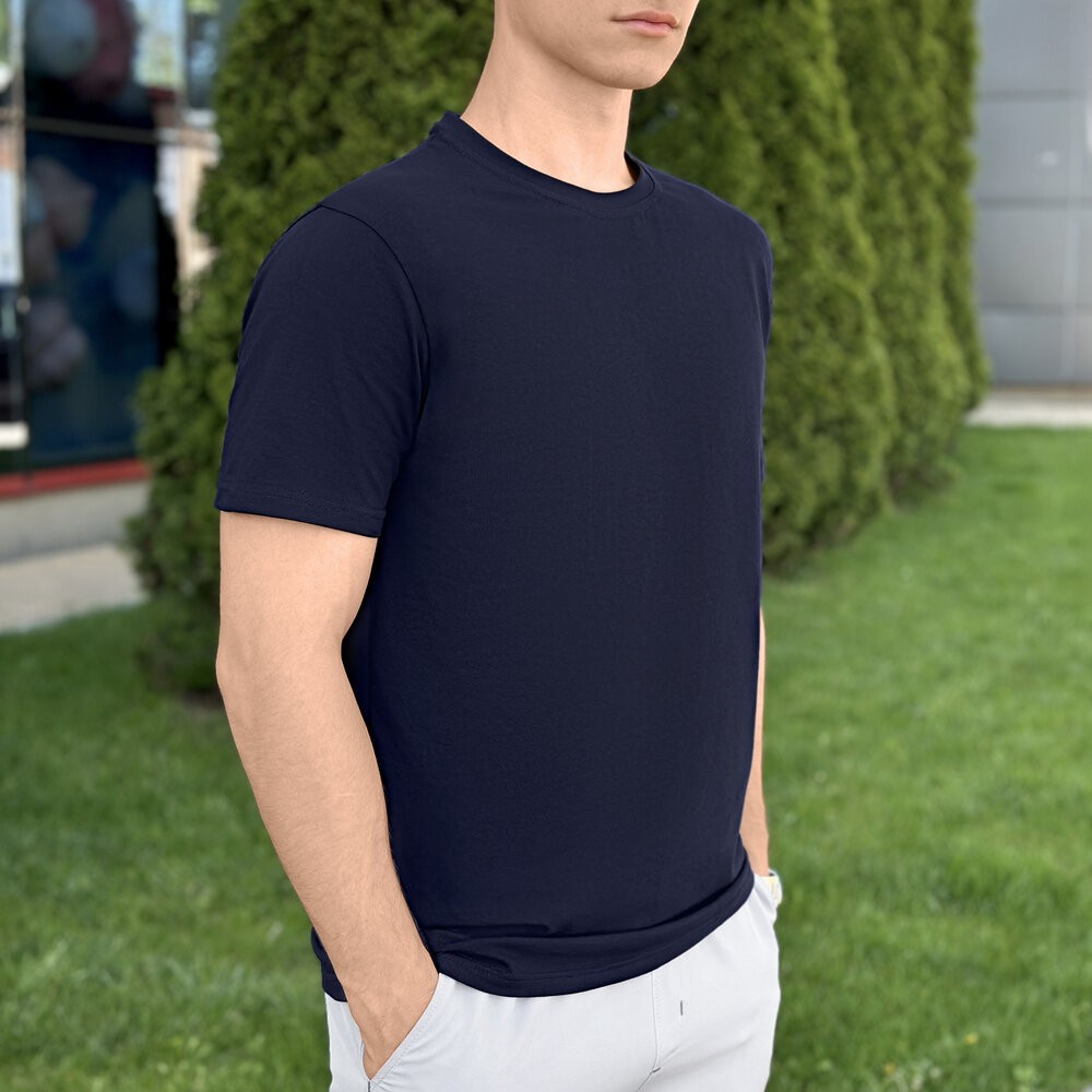 Чоловіча футболка темно-синя Pobedov Peremoga, укр, укр