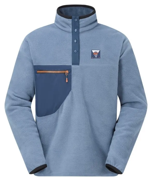 Picture Organic реглан флисовый Arcca 1/4 vintage indigo L