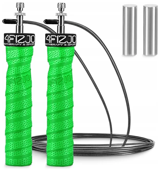Скакалка швидкісна для кросфіту 4FIZJO Speed Rope PRO+ Green (P-5907739313195)