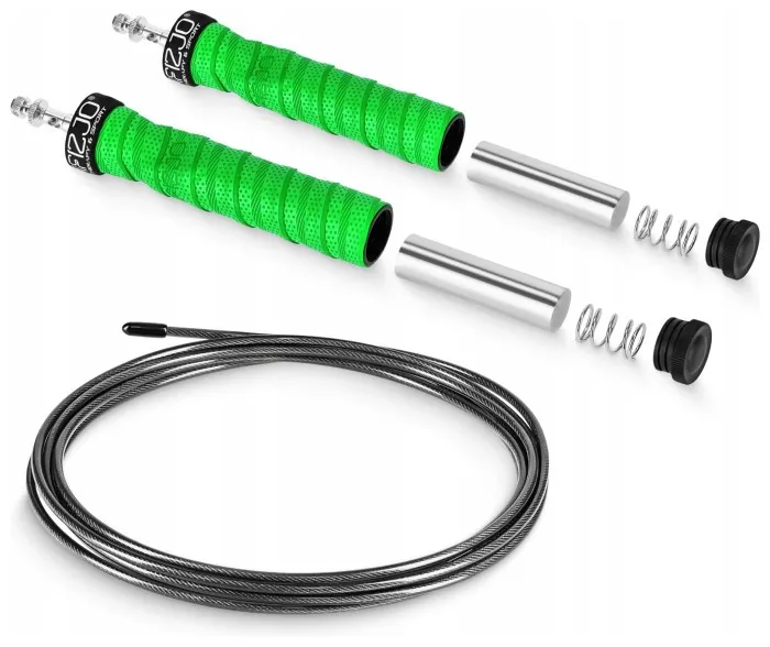 Скакалка швидкісна для кросфіту 4FIZJO Speed Rope PRO+ Green (P-5907739313195)
