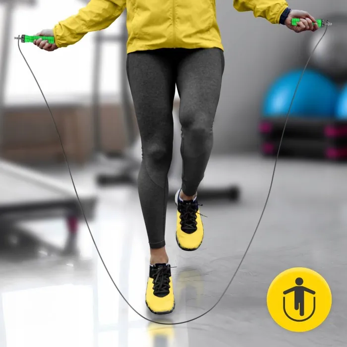 Скакалка швидкісна для кросфіту 4FIZJO Speed Rope PRO+ Green (P-5907739313195)