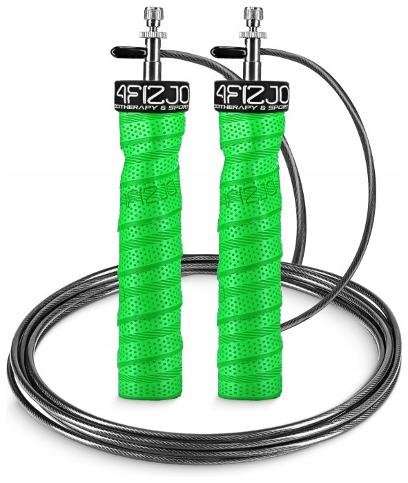 Скакалка швидкісна для кросфіту 4FIZJO Speed Rope PRO+ Green (P-5907739313195)