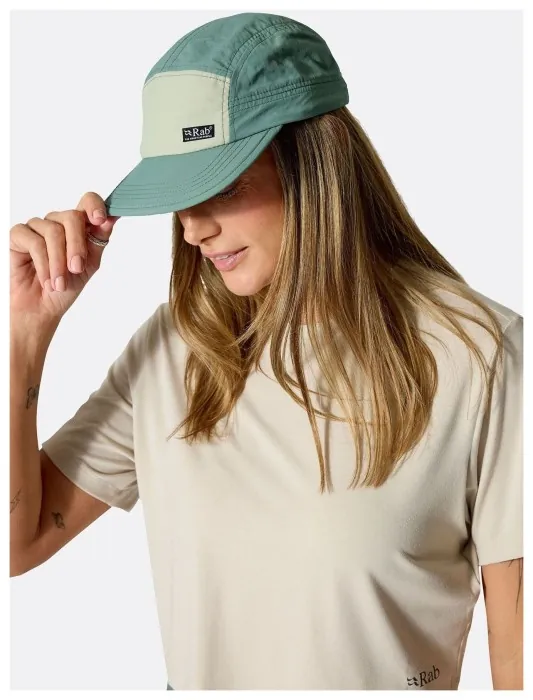 Кепка Rab Vista 5 Panel Cap, Army/Light Khaki, One Size
