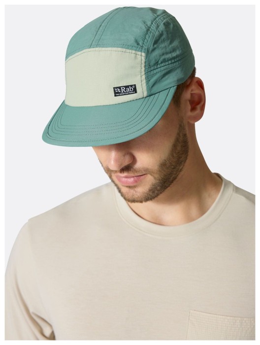 Кепка Rab Vista 5 Panel Cap, Army/Light Khaki, One Size