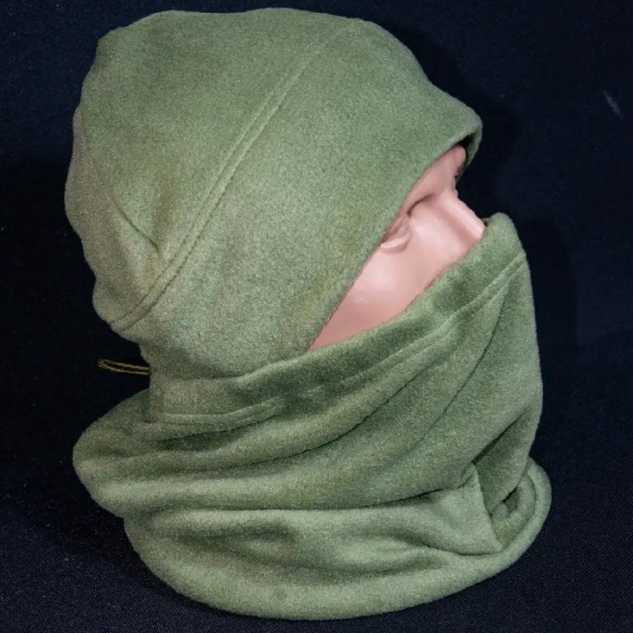 Шапка и бафф из флиса Kirasa 240 олива. 55-58 (Арт KI821)