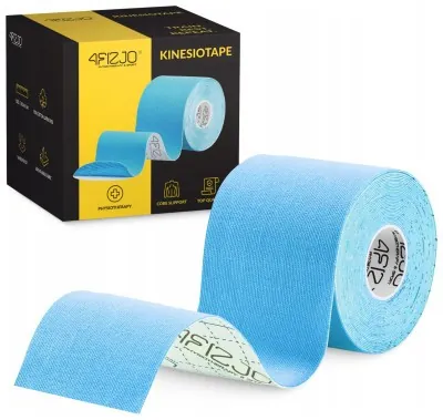 Лента кинезиологическая (кинезио тейп) 4FIZJO 7.5 см x 5 м Sky Blue (P-5907739318909)