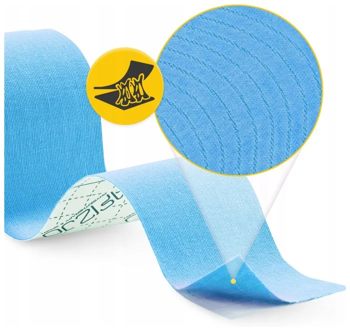 Лента кинезиологическая (кинезио тейп) 4FIZJO 7.5 см x 5 м Sky Blue (P-5907739318909)
