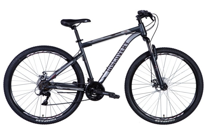 Велосипед 29" Discovery TREK 2024 (серо-красный (м))