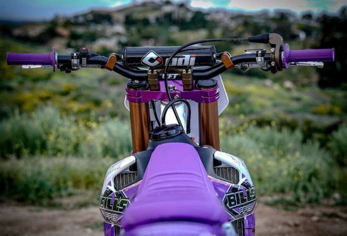 Мото гріпси ODI HALF-WAFFLE MX V2 Lock-On Soft Grey