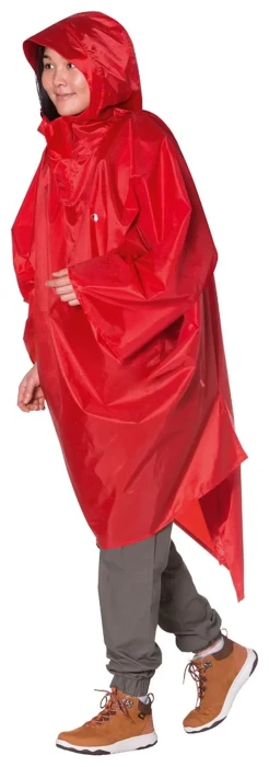 Дождевик-пончо Tatonka Poncho 2 M-L, Red