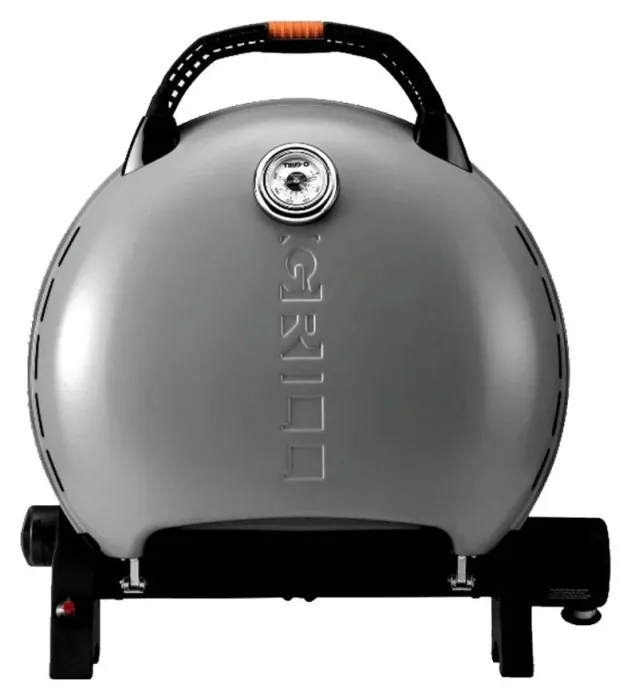Портативний переносний газовий гриль O-GRILL 600T, срібло