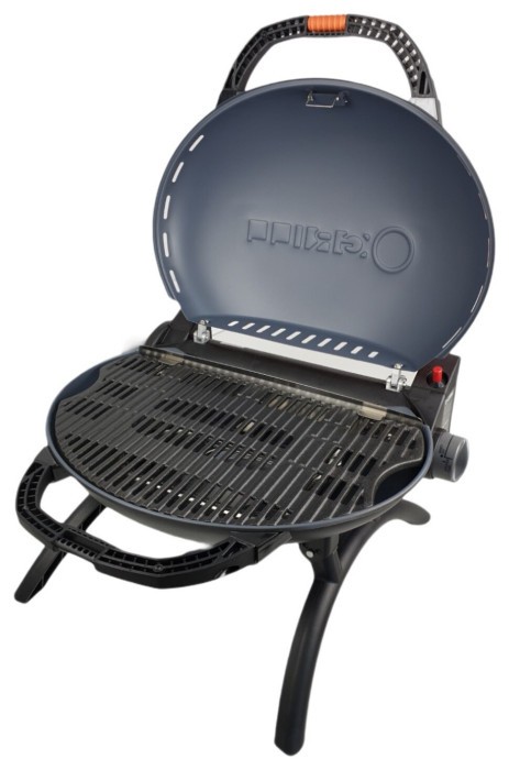 Портативний переносний газовий гриль O-GRILL 600T, срібло
