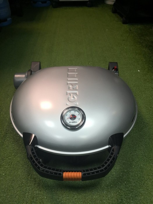 Портативний переносний газовий гриль O-GRILL 600T, срібло