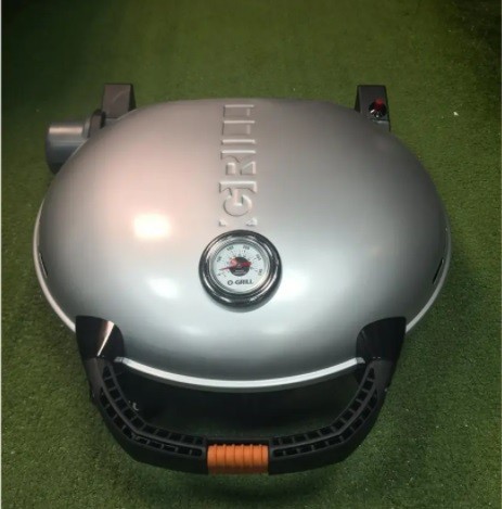 Портативний переносний газовий гриль O-GRILL 600T, срібло
